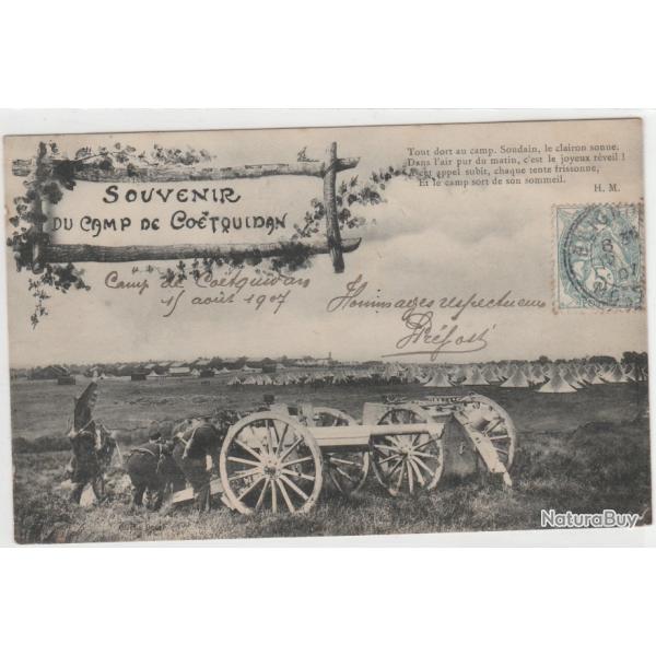 CPA -Souvenir du Camp de Co�tquidan