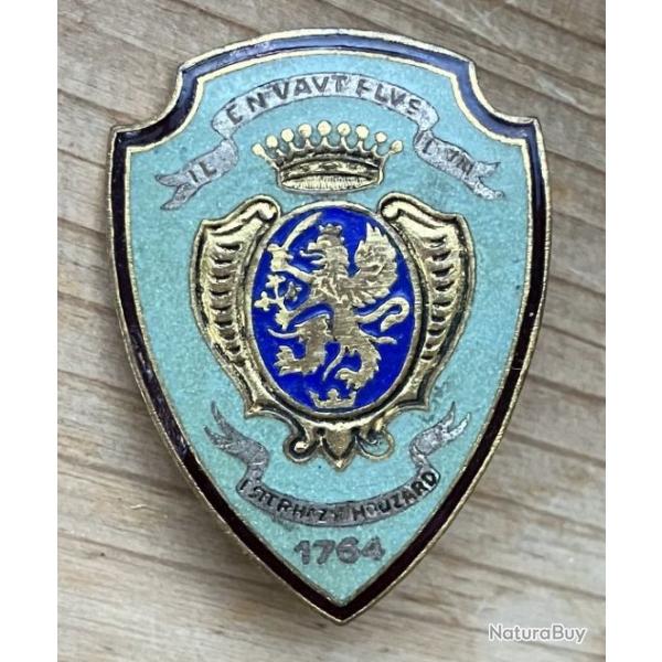 3� R�giment de Hussards , �mail,dos guilloch�,deux pastilles lisses