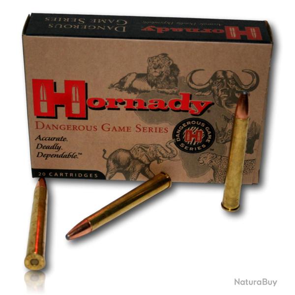MUNITIONS HORNADY DANGEROUS GAME SERIES CAL 9.3X74R 286GR SP-RP