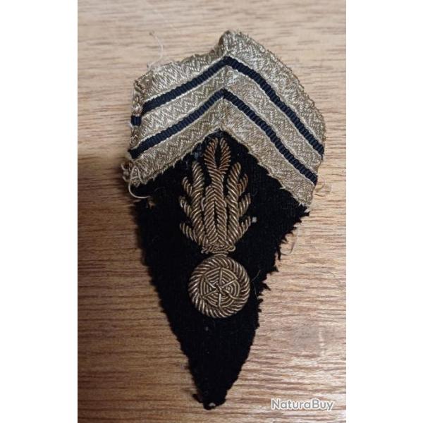 Ancien �cusson insigne - patte de col - MDLC Gendarmerie - Cannetille