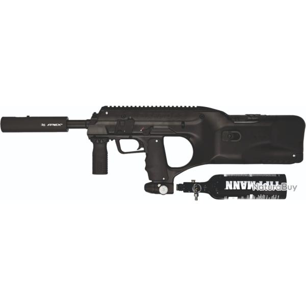 PACK PROMO-Lanceur Paintball Empire Dfender Elite + Loader Int�gr� + Apex + Bouteille Air 0,4 - Noir