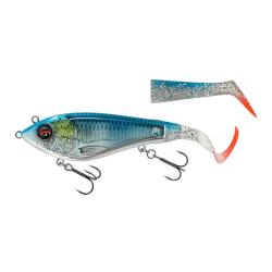 Leurre Hybride Savage Gear Deviator Tail 16,5cm 16,5cm Blue Chrome 48g