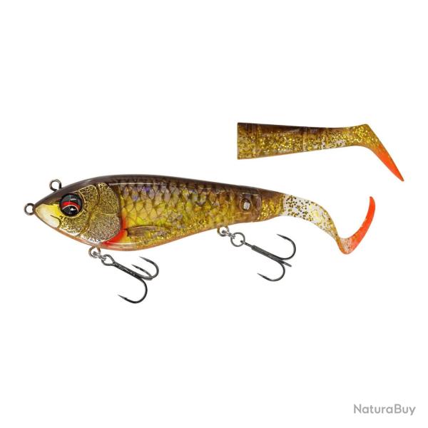 Leurre Hybride Savage Gear Deviator Tail 16,5cm 16,5cm 48g Dirty Roach Glitter