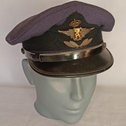 Casquette de l'arm&eacute;e de l'air Belge vintage 60/70