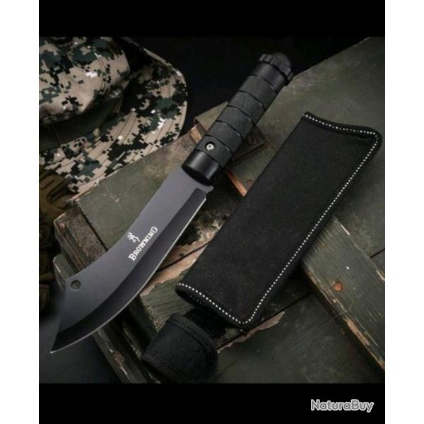 MACHETTE COUTEAU DROIT BROWNING +�tui