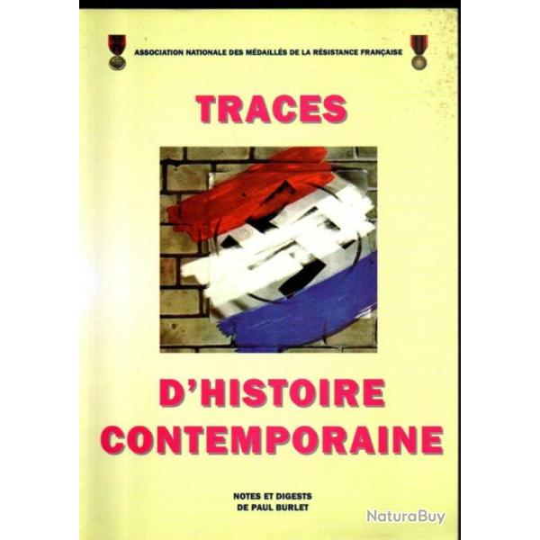 Traces d'histoire contemporaine Paul Burlet guerre 39 45