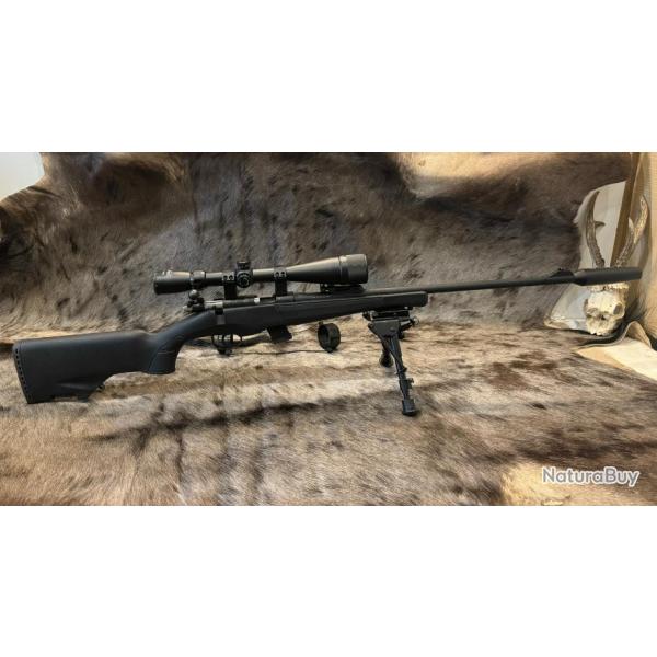 CARABINE HATSAN 22LR + LUNETTE + MODERATEUR DE SON + BIPIED NEUVE (HA22LRS)