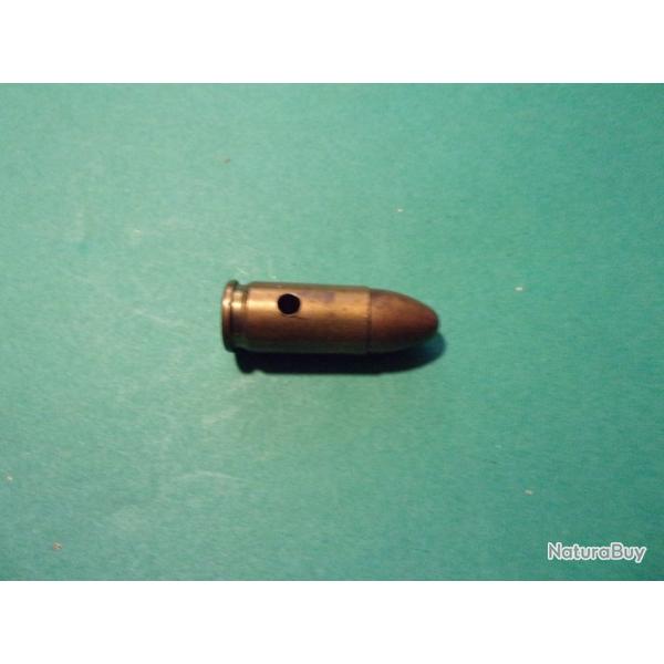1 munition 7,65 Browning ( 32 ACP )( dnh 3-41) �tui laiton, balle blind�e, neutralis�e
