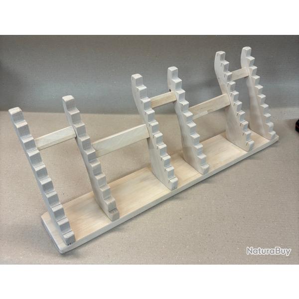 PRESENTOIR A POSER 30 COUTEAUX (3x10) en BOIS de HETRE MASSIF