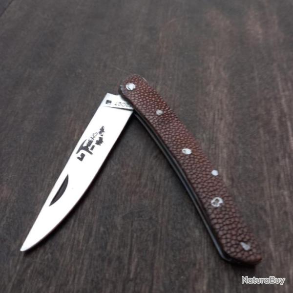 Unique Couteau R�gional LE THIERS  par ROGER ORFEVRE Manche en GALUCHAT