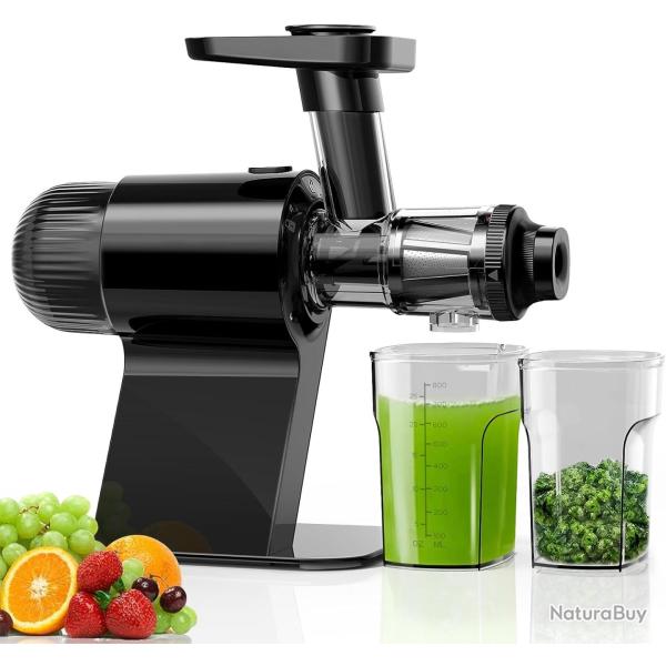 Presse-Agrumes � Froid Presse-Agrumes � Mastiquer Fonction Inversion Moteur Silencieux NOIR