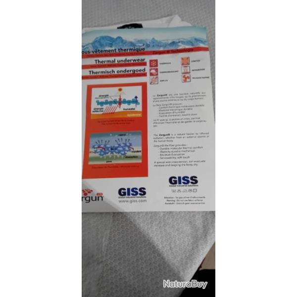 Sous v�tements thermique