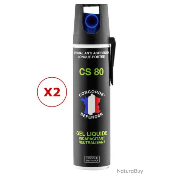 Lot de 2 A�rosols GEL CS 80 - 75 ml