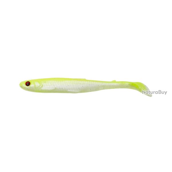 Leurres SAVAGE GEAR Slender Scoop Shad 11cm � l'unit� Lemon Back