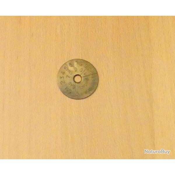 Disque de crosse original Carl Gustav Mauser Su�dois dos 59