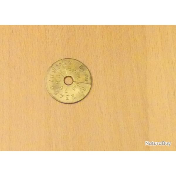 Disque de crosse original Carl Gustav Mauser Su�dois dos 74