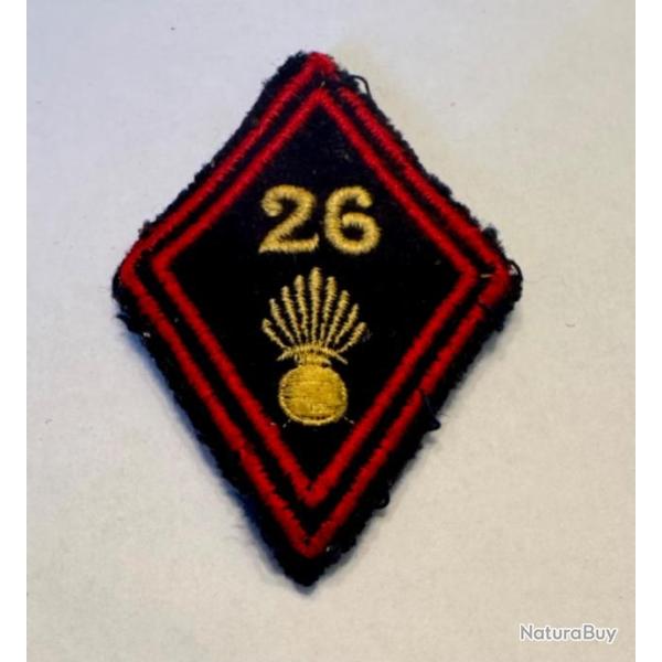 Losange 26�me R�giment d'Infanterie.