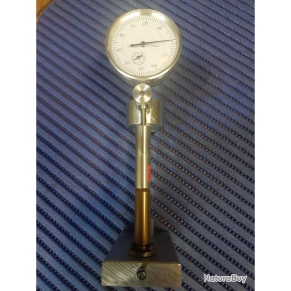 Station mesure cote enfoncement ogive et recalibrage douilles