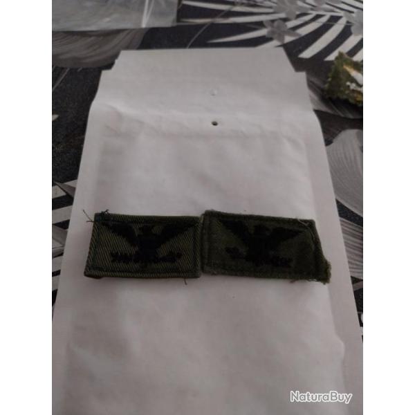 Lot de grades arm�e us officier COLONEL tissus original