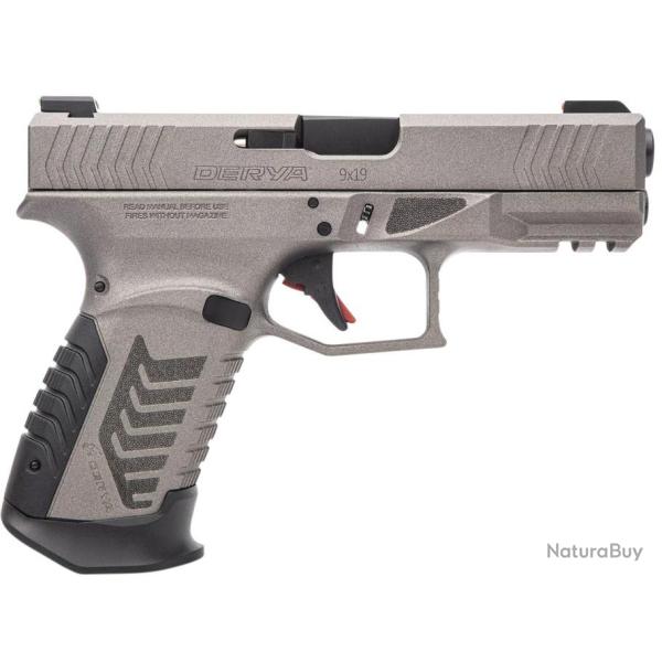PISTOLET DERYA DY9 CAL 9X19 GRIS OPTIC READY