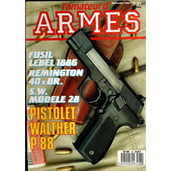 l'amateur d'armes 82 13 mm tankgewehr, pa walthere p88, revolver de poche galand v�lodog, s&w mod 28