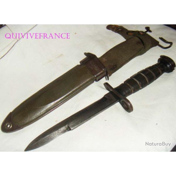 AB3041 - POIGNARD-BA�ONNETTE USM4 - GUERRE D'ALGERIE