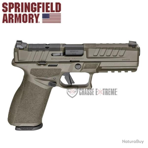 Pistolet SPRINGFIELD ARMORY Echelon U-Notch Sights 4.5'' Cal 9x19mm OD Green