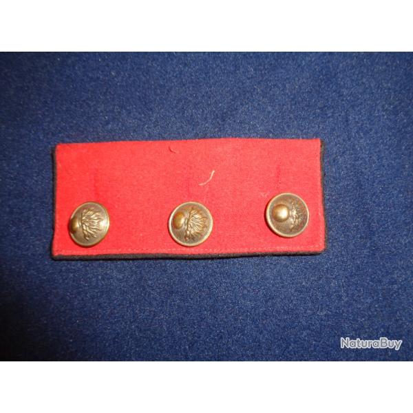 galon bas de manche garance pour vareuse WW1