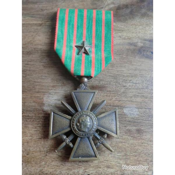 croix de guerre 14 / 18 "" 1 �toile