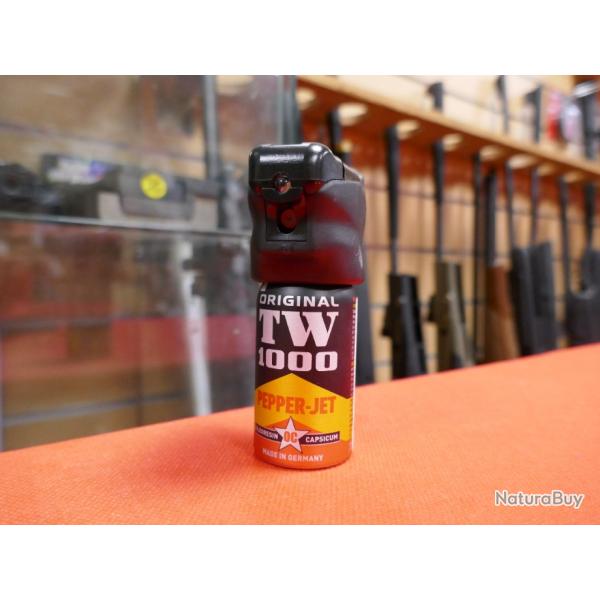 Arosol de defense poivre TW 1000 40ml avec lampe integr