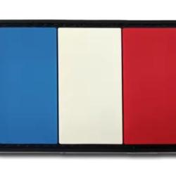 Patch Drapeau - France - PVC - Bords arrondis - velcro - 8 x 5 cm - Livraison gratuite