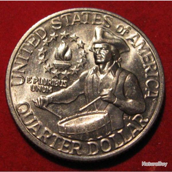 U.S.A piece de quarter dollar commemorative  1976 ttb+