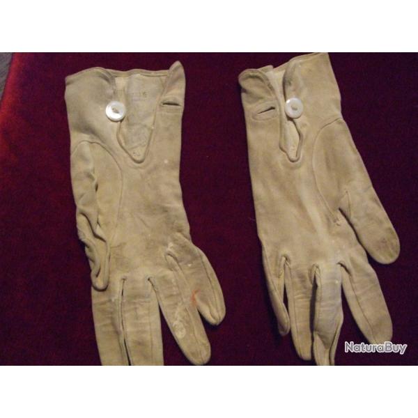 Paire de gants pour Officiers de l'Arm�e Fran�aise .Lot N  5 .