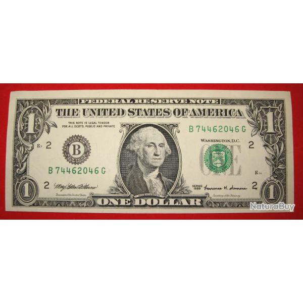U.S.A billet de 1 dollar serie 1999  ttb