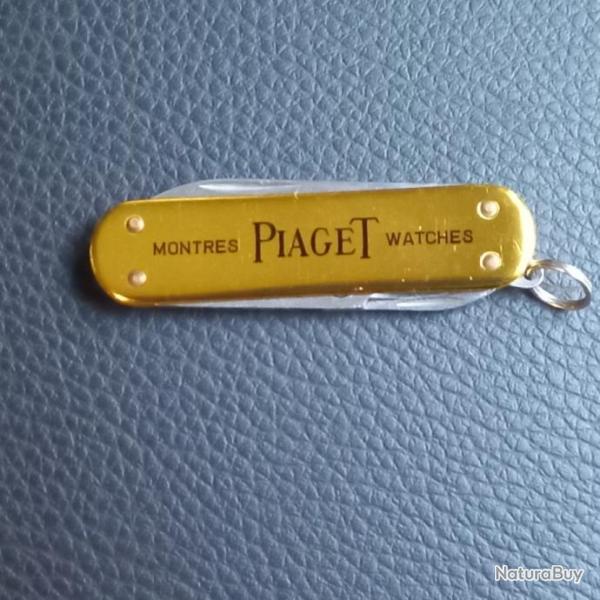 PETIT CANIF  DE POCHE  " MONTRE PIAGET  /  VICTORINOX   "
