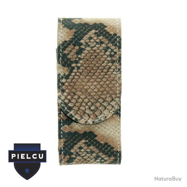 20201 Etui cuir Pielcu fa�on serpent 11/12 cm
