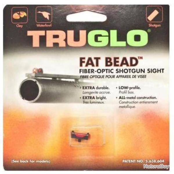 GUIDON TRUGLO FIBRE OPTIQUE VERT 3mm