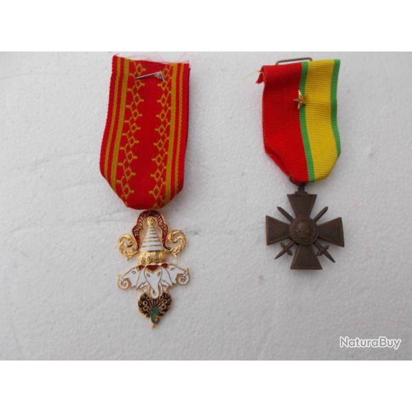 lot n�3 de 2 m�dailles,�tat neuf