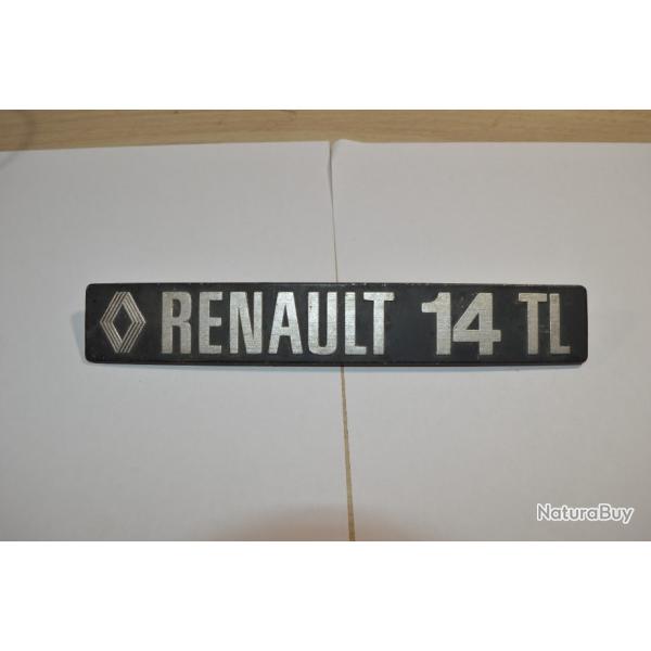 Logo / Sigle  Hayon Alu Voiture Ancienne Renault 14 TL (20D)