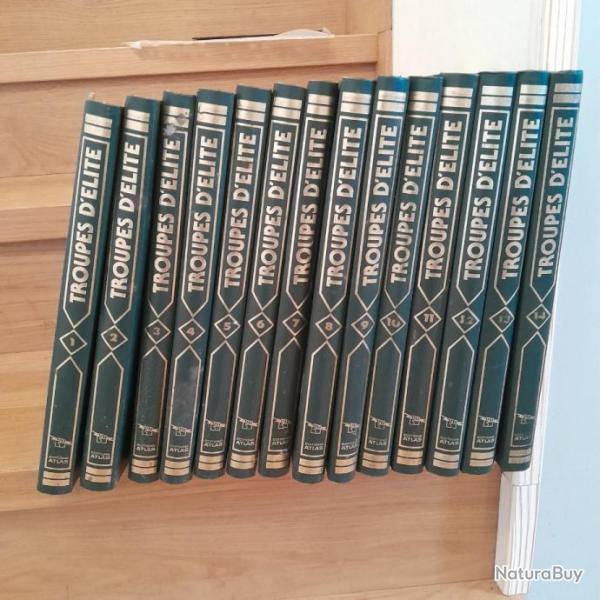 Collection livres "troupes d'�lite" (ann�es 80)
