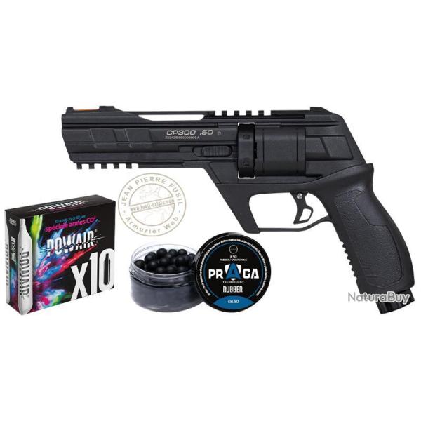 Revolver CO2 � balles de caoutchouc SNOWPEAK CP300 - Cal.50 (13 Joules)
