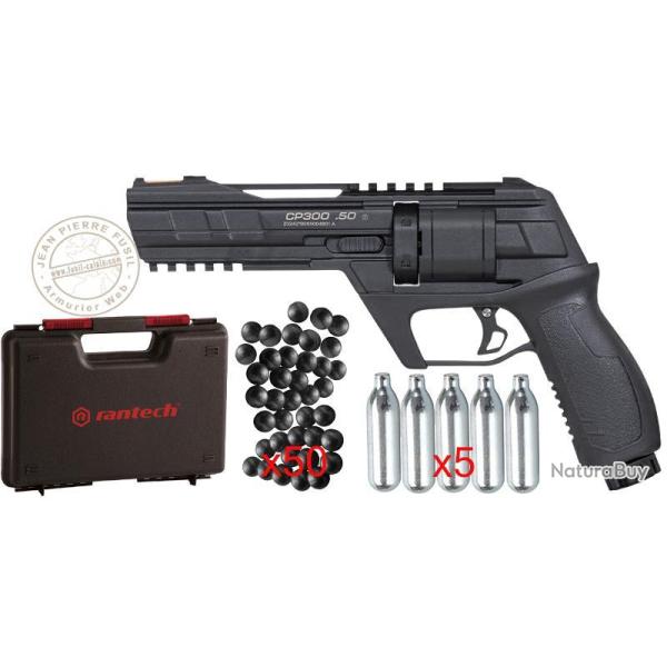 Revolver CO2 � balles de caoutchouc SNOWPEAK CP300 - Cal.50 (13 Joules)