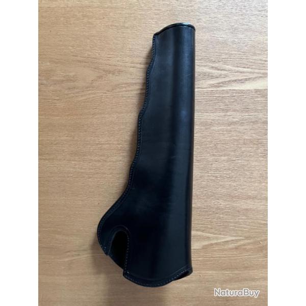 Vends holster noir pour revolver type Western grav 1865 en parfait tat - gaucher