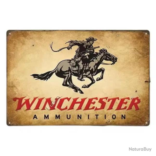 Plaque d�corative m�tal Winchester