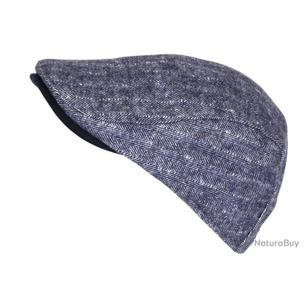 Casquette Beret Bleu Chine Laine Chevrons Hipster Taille R�glable Hackney Taille unique Bleu
