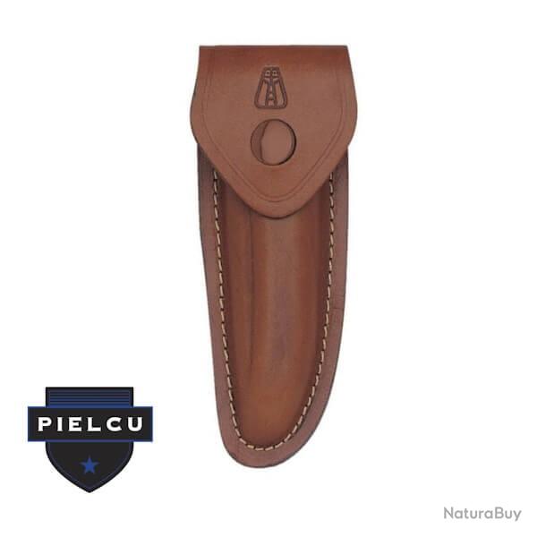 5212 �tui Pielcu cuir marron Laguiole 12 cm