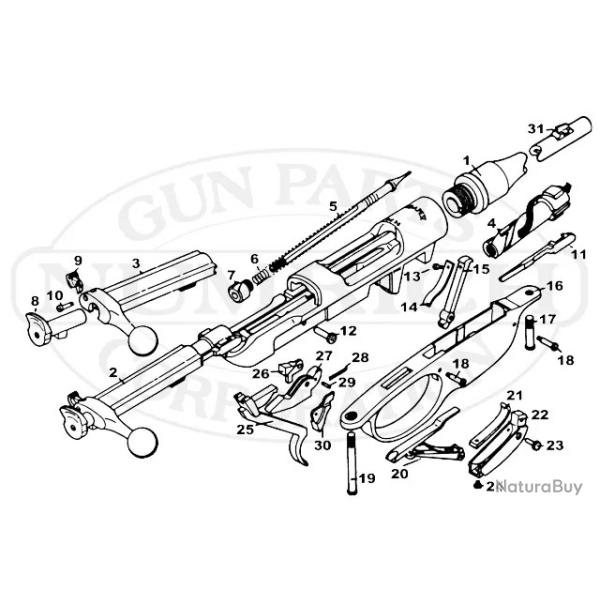 vis de fond de chargeur STEYR M95 N�24