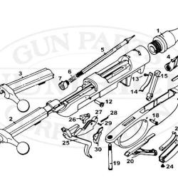 ressort de r&eacute;tention du clip, magazine catch spring STEYR M95 N&deg;14