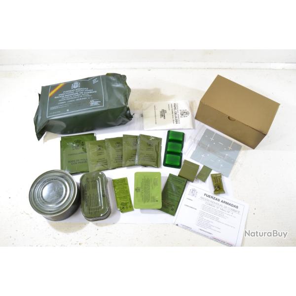 Ration de combat Arm�e Espagnole, Espagne. Dejeuner (1 repas). Surplus survie chasse airsoft trails