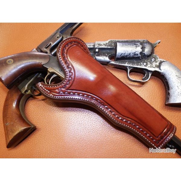 ETUI CUIR WESTERN pour rev PN (entreprise artisanale fran�aise)